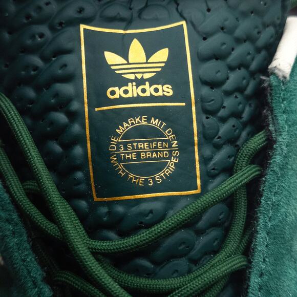 Adidas Puig Skateboarding Sneakers Size 7.5 Green Suede Retro 80s - Picture 8 of 9